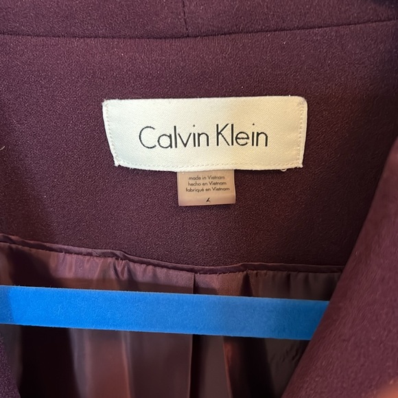 Calvin Klein blazer. Deep purple. - Picture 2 of 3